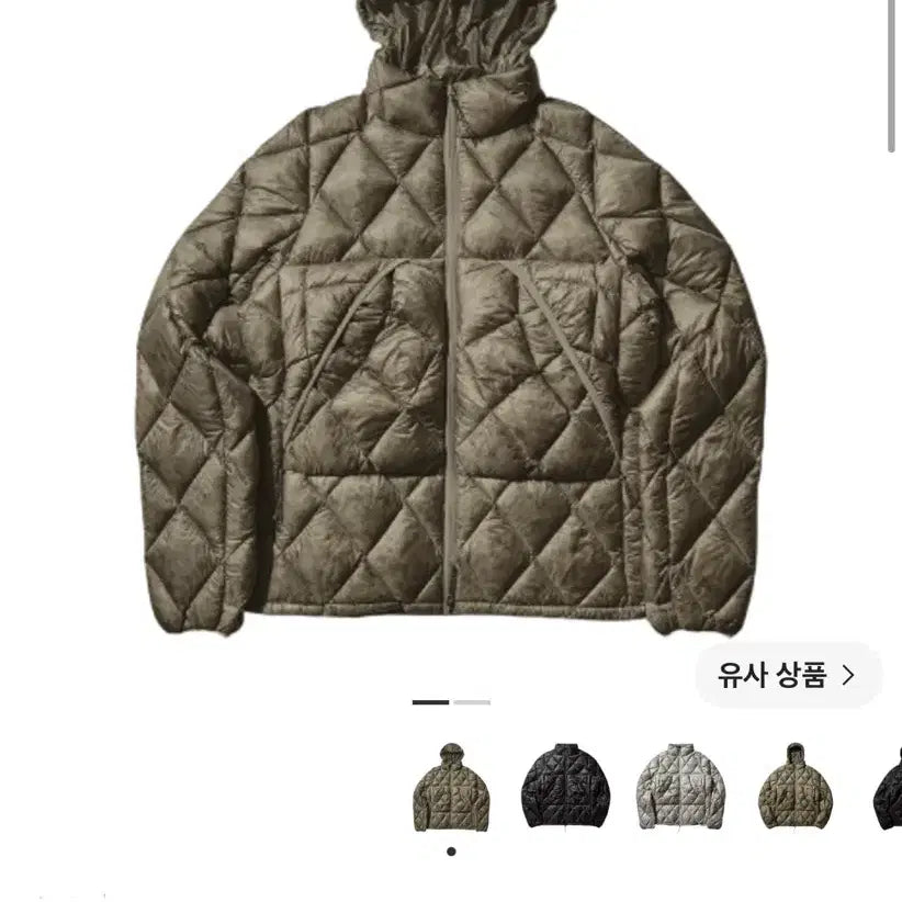 [BUNJANG] Roah Noonah 800 Fill Power Hooded Down Jacket (Sage Green, L) / 로아 누나 800 필파워 후드 다운 자켓 L사이즈 패딩