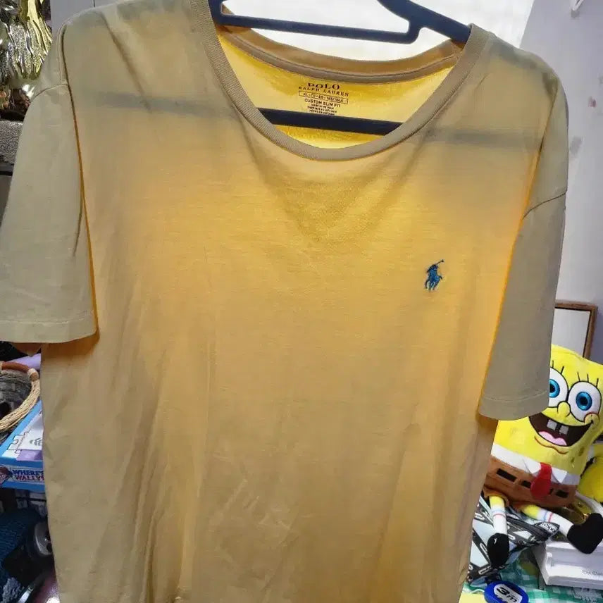 [BUNJANG] Polo Ralph Lauren Short Sleeve T-Shirt Yellow / 폴로 랄프로렌 반팔티 옐로우
