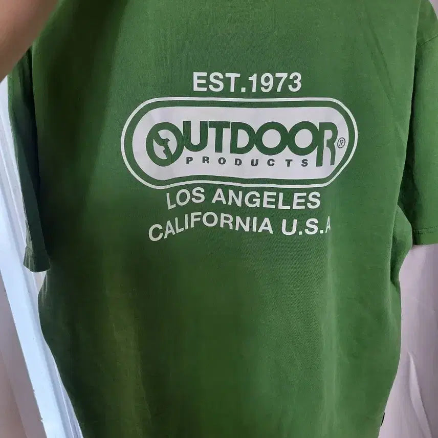 [BUNJANG] Outdoor Products Green T-Shirt / 아웃도어프로덕트 티셔츠 그린