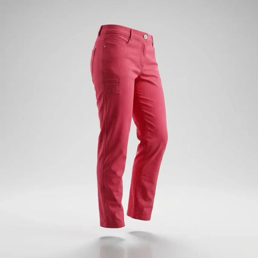 [BUNJANG] Phantom Golf Cotton Pants Women's Size 76 Pink / 여성76/ 팬텀 골프 코튼 팬츠