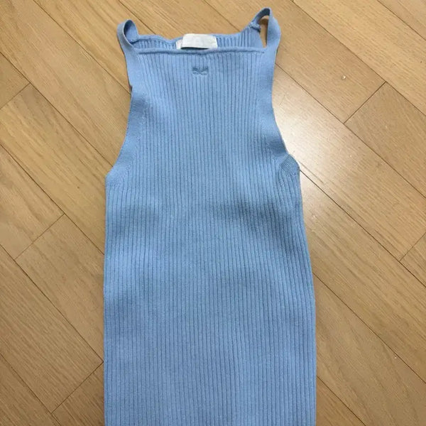 [BUNJANG] PLAC Sleeveless Knit Top / [PLAC] 플랙진 소라 나시 니트