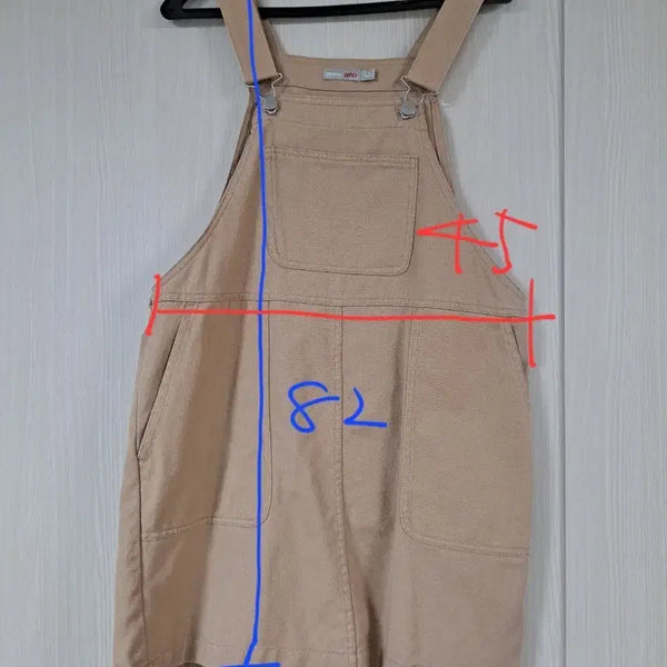 [BUNJANG] SPAO Mini Overall Dress S / 스파오 미니 오버롤 원피스 S 85