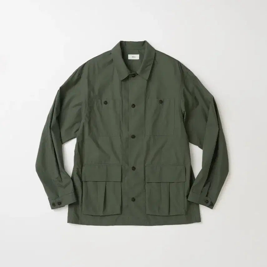 [BUNJANG] My Library Collector Shirt Jacket Olive Green / [S] 마이라이브러리 콜렉터 셔츠 자켓 올리브 그린