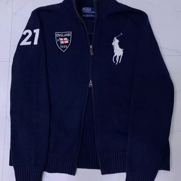 [BUNJANG] Polo Ralph Lauren Big Pony England Two-Way Zip-Up Jacket / 폴로 치프키프 빅포니 잉글랜드 투웨이집업