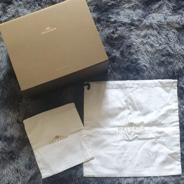 [BUNJANG] Delvaux Brillant Mini Accessory Case & Dust Bag / 델보 브리앙미니 부속품 (케이스 더스트백)