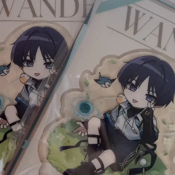 [BUNJANG] Genshin Impact Wanderer Cafe Picnic Acrylic Stand / 원신 방랑자 카페 소풍 아크릴