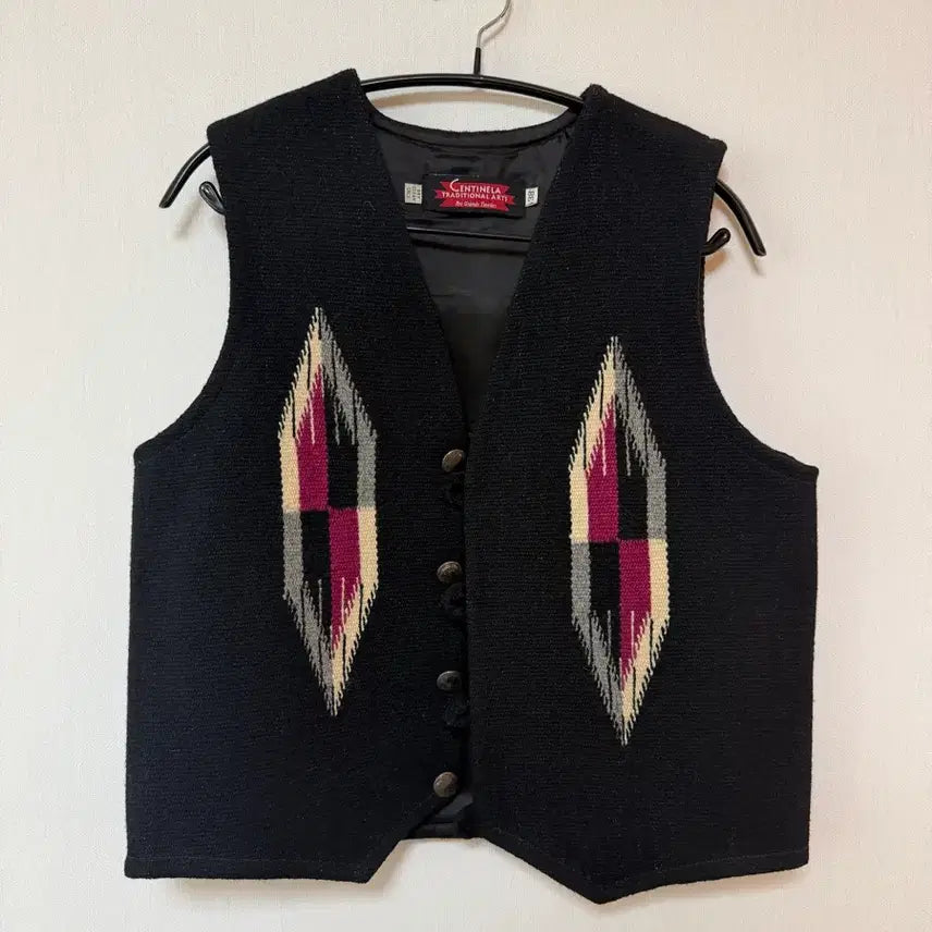 [BUNJANG] Sentirella Chimayo Wool Vest Black / 센티넬라 치마요 울 베스트