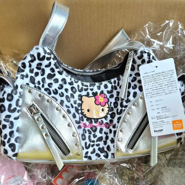 [BUNJANG] Hello Kitty Leopard Shoulder Bag / 헬로키티 레오파드 숄더백