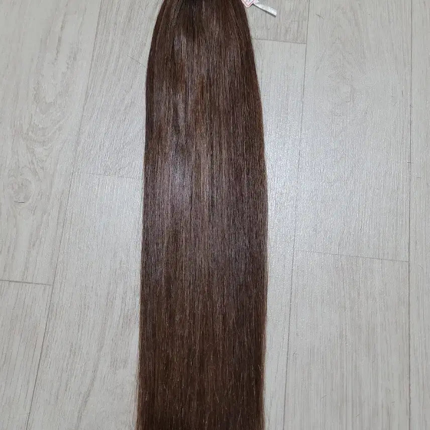 [BUNJANG] 16-inch Natural Human Hair Tape-In Extensions (Choco Brown) / 붙임머리 신노팁천연모 16인치 172가닥