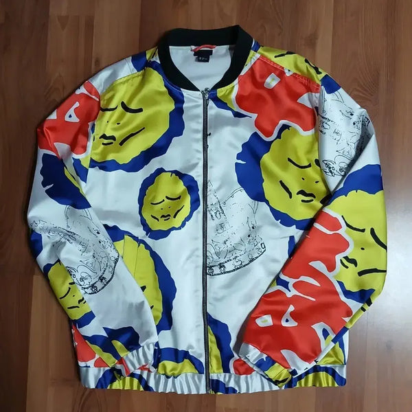 [BUNJANG] H&M Pop Art Bomber Jacket L / H&M 팝아트 봄버 자켓 L