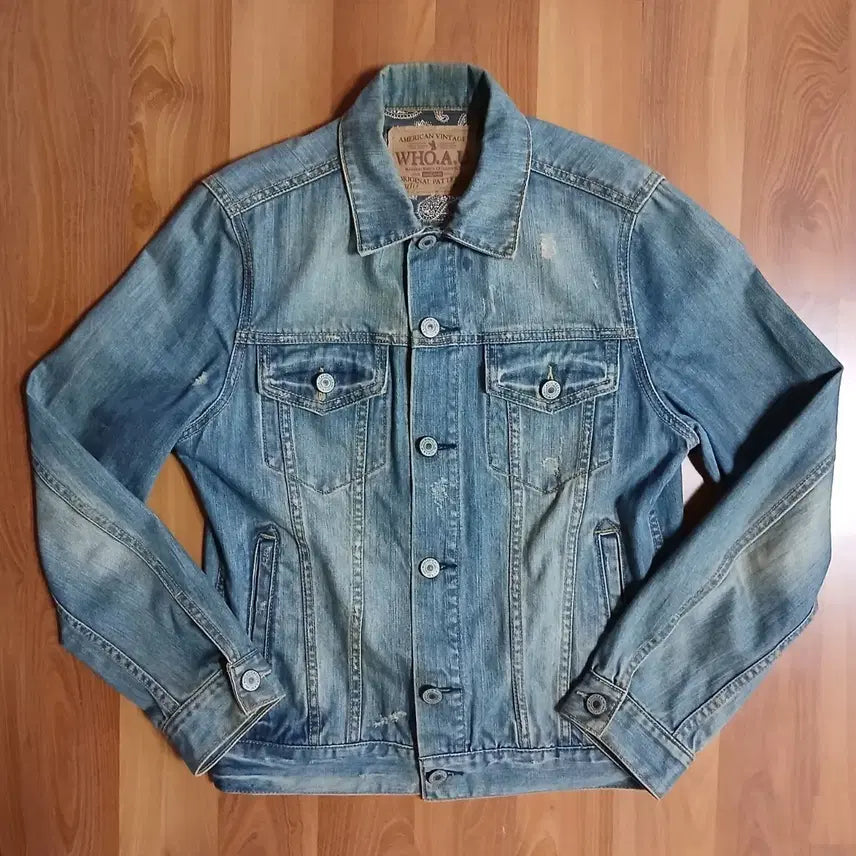[BUNJANG] WHO.A.U Denim Jacket M / 후아유 데님 자켓 M