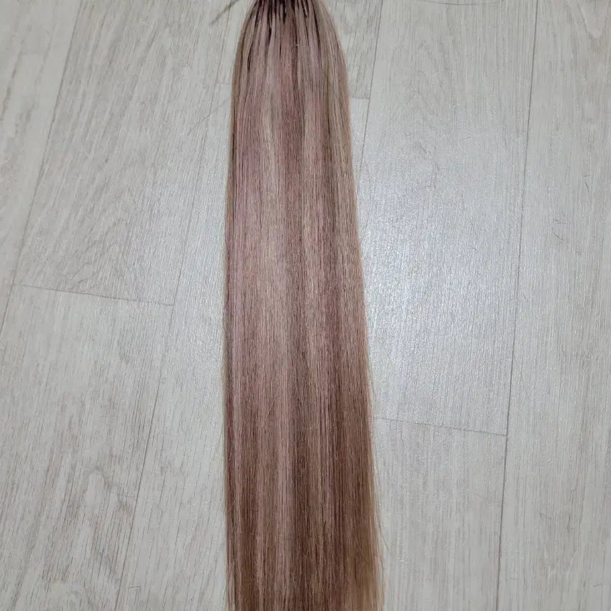 [BUNJANG] 16-inch Natural Hair Extensions, 68 Strands, with Highlights / 붙임머리 천연모 16인치 브릿지 68가닥