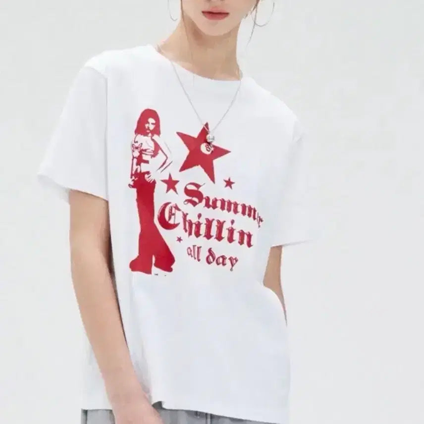 [BUNJANG] Love Is True SU Summer Chillin' Tee / 러브이즈트루 su summer chillin tee
