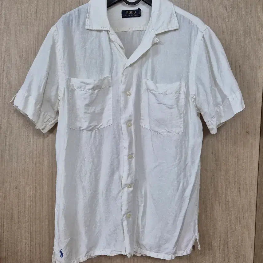[BUNJANG] Polo Ralph Lauren White Linen Shirt / [S]폴로 랄프로렌 화이트 린넨 셔츠