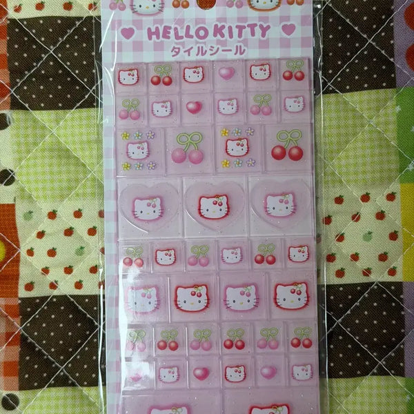 [BUNJANG] Sanrio Hello Kitty 90s Tile Stickers / 산리오 헬로키티 90s 타일 스티커 [일본정품 새상품]