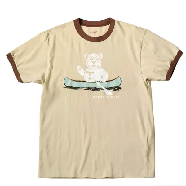 [BUNJANG] Kapital Ringer Tee Beige / 캐피탈 링거 티 베이지