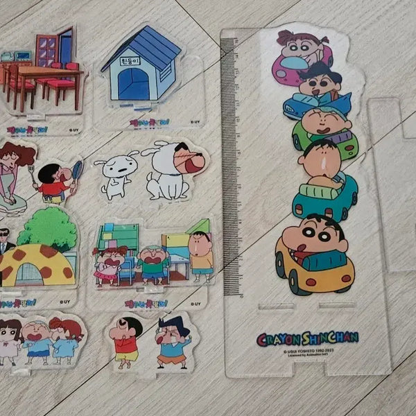 [BUNJANG] Crayon Shin-chan Acrylic Stand Set (4 Types) / 짱구는못말려 아크릴 스탠드 4종