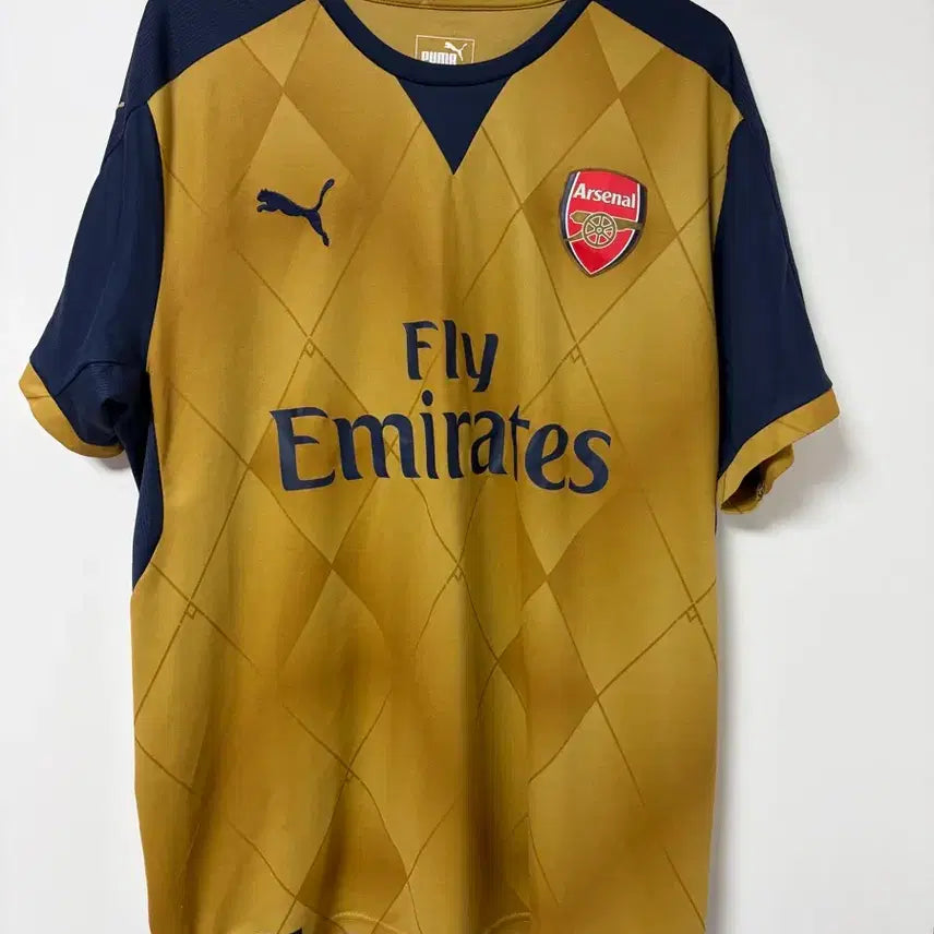 [BUNJANG] Arsenal 2015-16 Away Replica Short-Sleeve Jersey - Alexis Sanchez (Size L) / 15-16 아스날 어웨이 반팔 17. 산체스 축구유니폼 레플리카