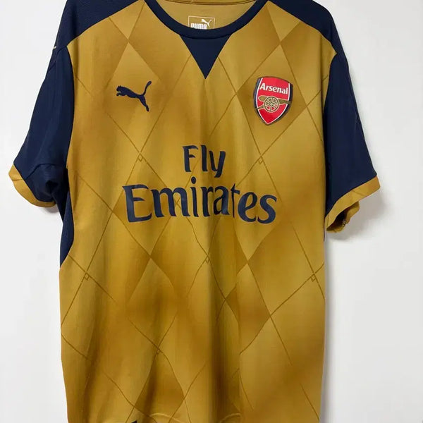 [BUNJANG] Arsenal 2015-16 Away Replica Short-Sleeve Jersey - Alexis Sanchez (Size L) / 15-16 아스날 어웨이 반팔 17. 산체스 축구유니폼 레플리카