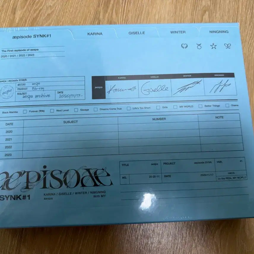 [BUNJANG] aespa æpisode SYNK#1 Blu-ray Sealed / aespa aepisode SYNK#1 Blu-ray 미개봉 팝니다