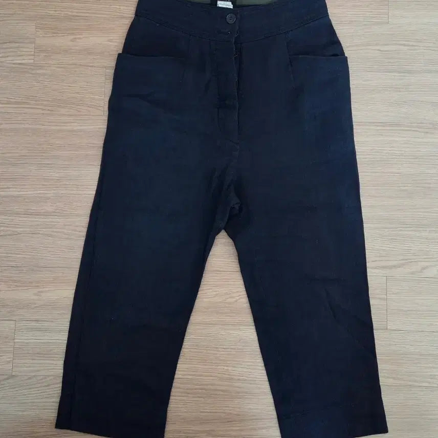 [BUNJANG] TIME (Hansem) Linen Blend Trousers / 한섬 타임(TIME) 마 바지