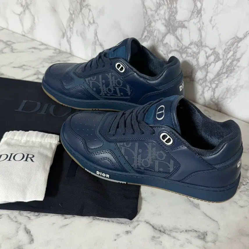 [BUNJANG] Dior B27 Low Top Sneakers Navy Size 37 / [37] 디올 B27 로우탑 스니커즈 네이비