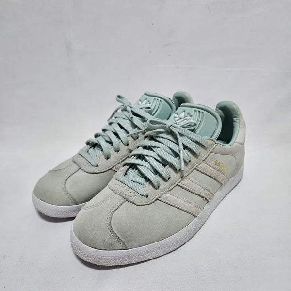 [BUNJANG] Adidas Gazelle W Hazy Green Off-White Sneakers / 아디다스 가젤 W 헤이지 그린 오프화이트 스니커즈 220