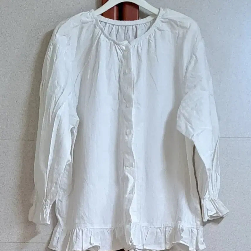 [BUNJANG] Frill Blouse / 프릴 블라우스