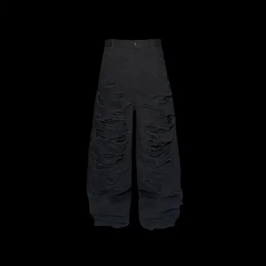 [BUNJANG] Emos Tance Club Japanese Distressed Wide Baggy Jeans V2 / [2] 에모스탠스클럽 재패니즈 디스트레스드 와이드 배기진 V2