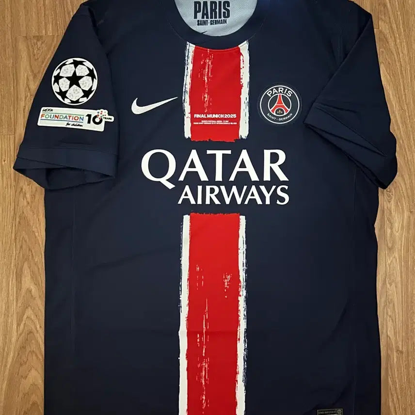 [BUNJANG] Paris Saint-Germain 24-25 Champions League Final Kit - Khvicha Kvaratskhelia (Euro M / 100) / 24-25 PSG 유니폼