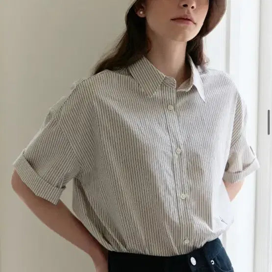 [BUNJANG] Depound Half Sleeve Oversized Shirts / 새상품 드파운드 half sleeve oversized shirts