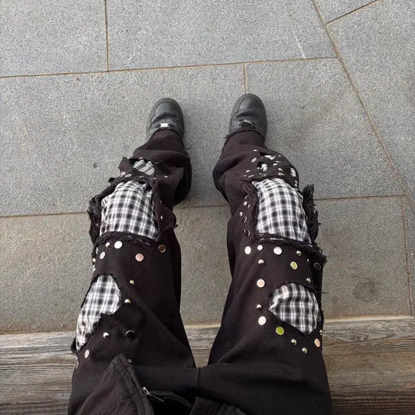 [BUNJANG] Custom Patchwork Pants / 커스텀 팬츠