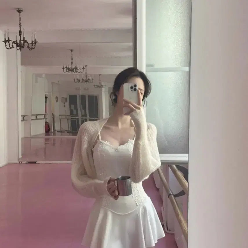 [BUNJANG] La Belle Blanc Swan White Leotard [Sealed] / 라벨르블랑 스완 화이트 레오타드 [미개봉]