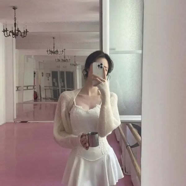 [BUNJANG] La Belle Blanc Swan White Leotard [Sealed] / 라벨르블랑 스완 화이트 레오타드 [미개봉]