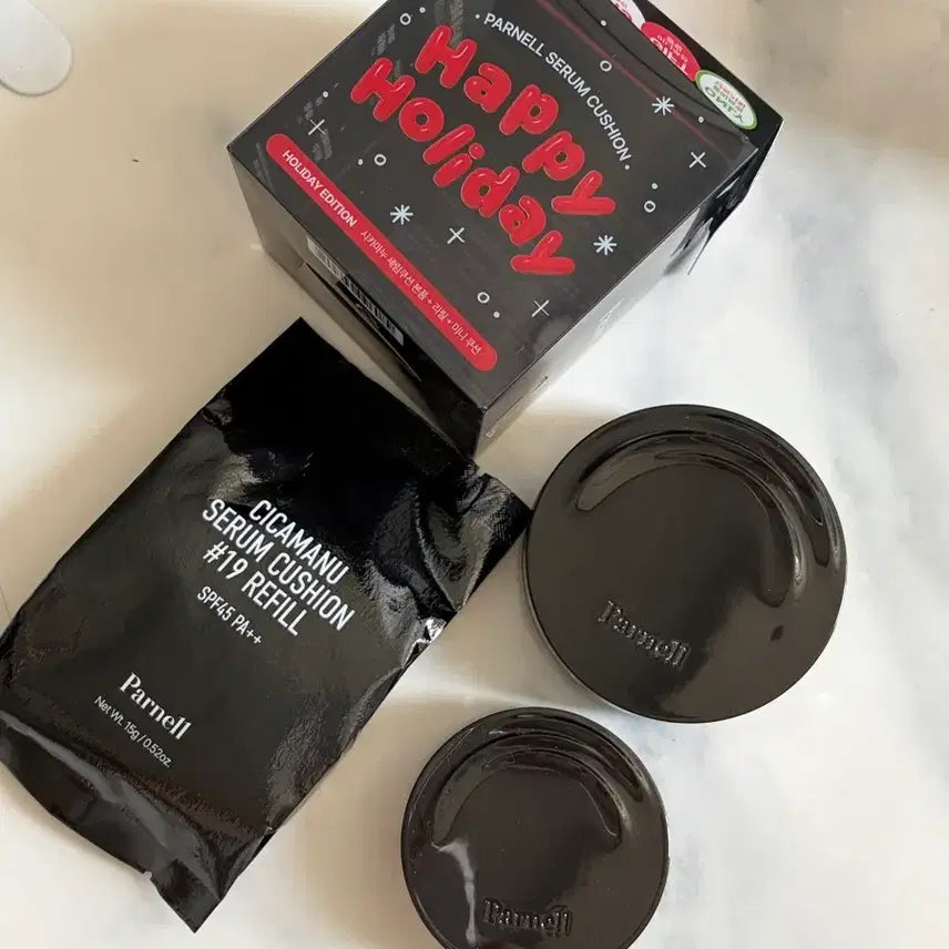 [BUNJANG] Parnell Cica Manou Cushion Foundation Set (Including Refill and Mini Cushion) / 파넬시카마누본품+리필+미니쿠션 19호