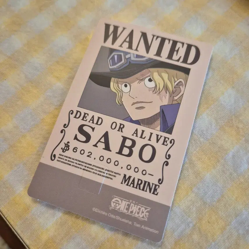 [BUNJANG] One Piece Card Sticker Sabo / 원피스 카드스티커 사보