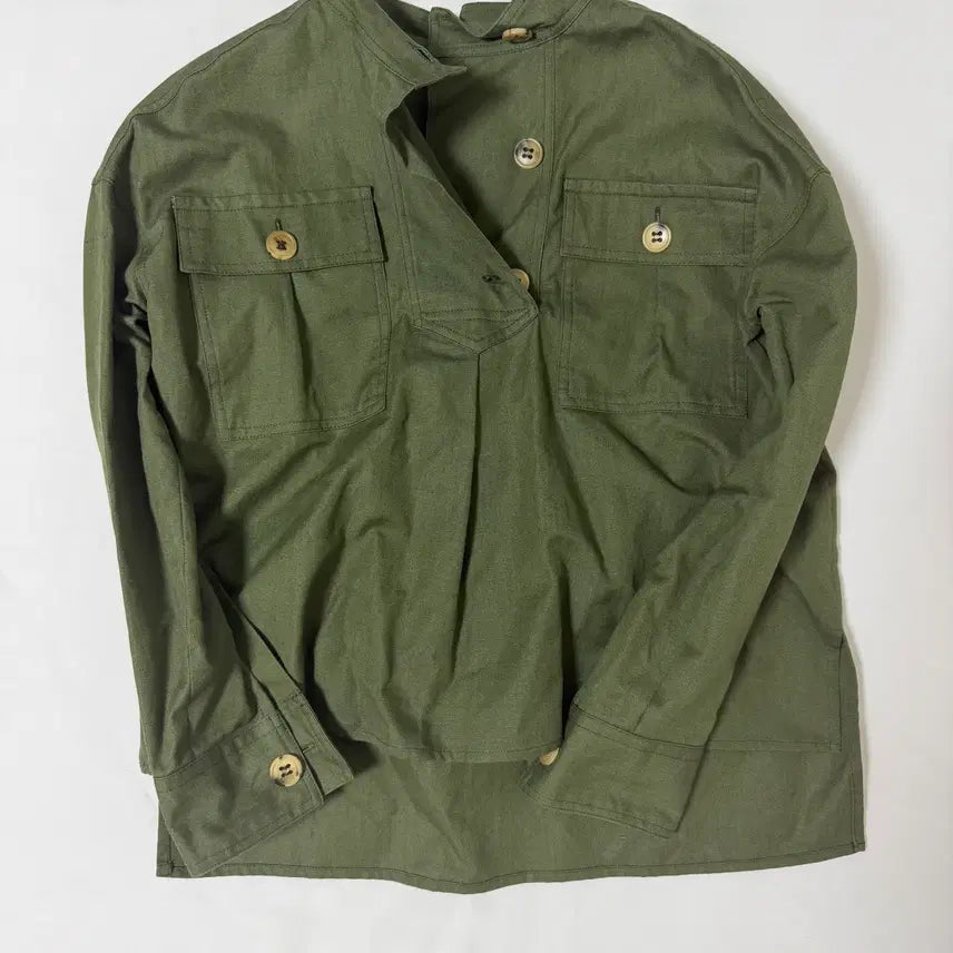 [BUNJANG] Isabel Marant Etoile Linen Blend Pocket Shirt Blouse Size 34 / 이자벨마랑 에뚜왈 리넨 블랜드 포켓 셔츠 블라우스(34)