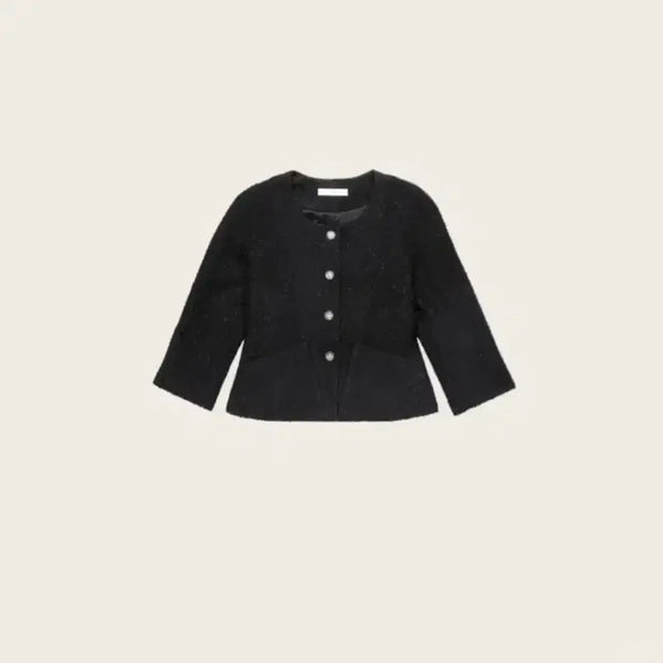 [BUNJANG] Le Plain Twinkle Tweed Jacket Black M / 르플레인 트윙클 트위드 자켓 블랙 m 판매