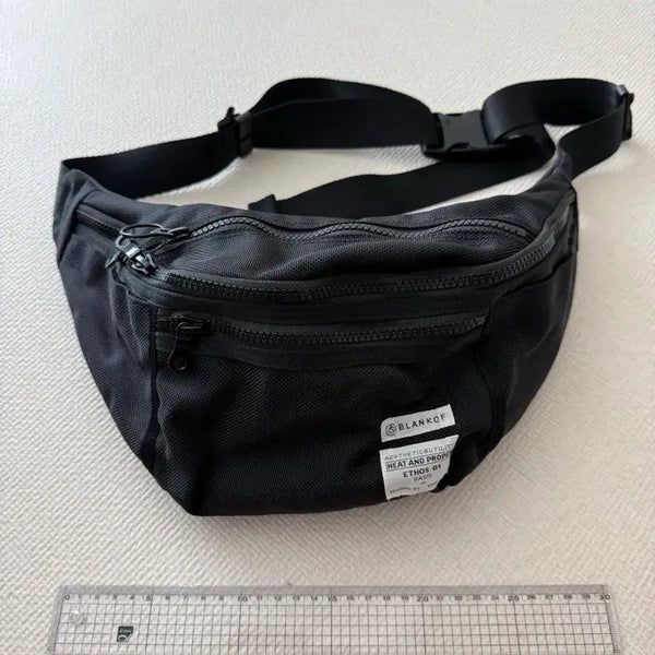 [BUNJANG] Blancove Waist Bag Black / 블랭코브 웨이스트백(힙색) 블랙