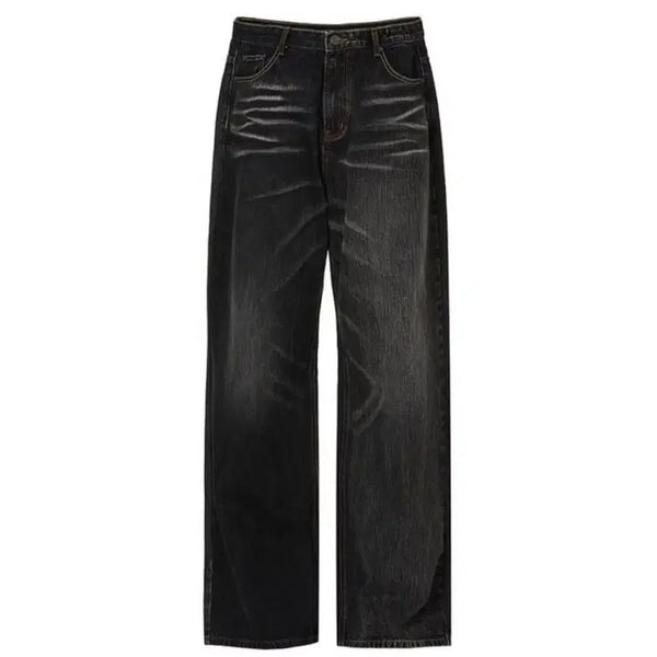 [BUNJANG] DINTWO Two Face Wide Denim Pants Black XL / [XL] 디앤써 투페이스 와이드 데님 팬츠 블랙