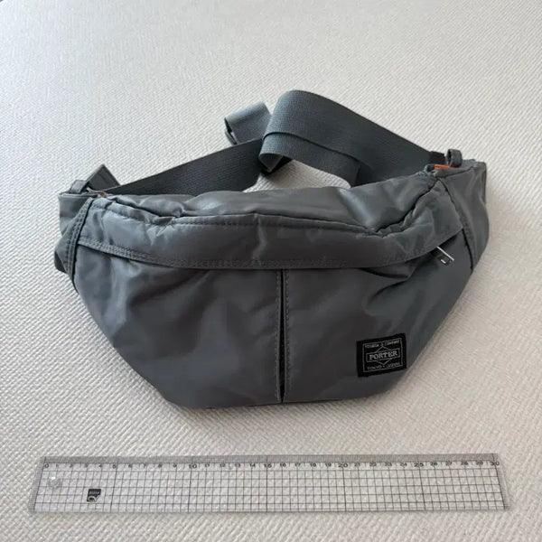 [BUNJANG] Porter Tanker Waist Bag Metal Grey S / 포터 탱커 웨이스트백(힙색) 메탈 그레이 S