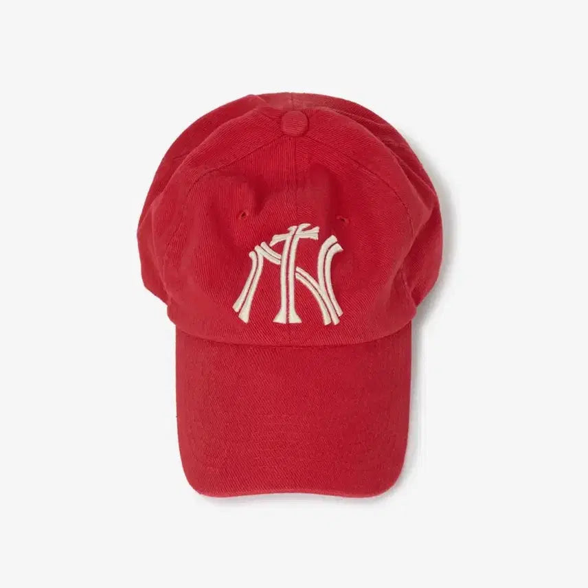 [BUNJANG] Etce NY Cross Washed Cap (Red) / [L] etce NY CROSS WASHED CAP (RED)