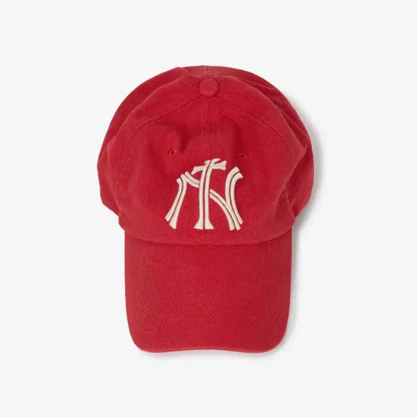 [BUNJANG] Etce NY Cross Washed Cap (Red) / [L] etce NY CROSS WASHED CAP (RED)