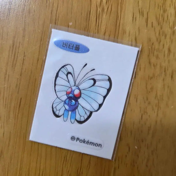 [BUNJANG] Pokemon 30th Anniversary Butterfly Sticker / [포켓몬] 30주년 기념 버터플 띠부씰