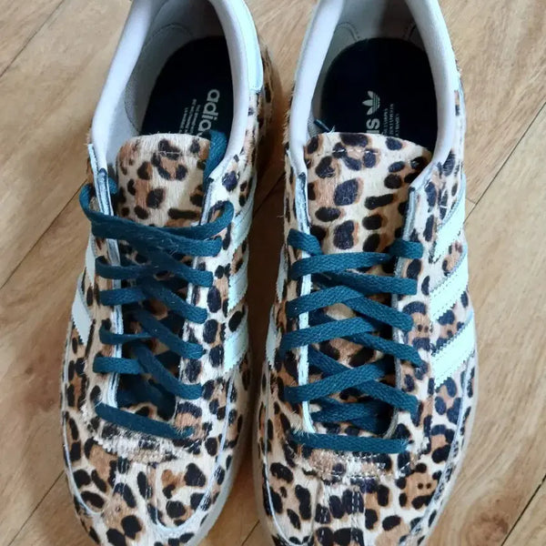 [BUNJANG] Adidas Handball Spezial Leopard Fur Sneakers / 아디다스 핸드볼 스페지알 레오파드
