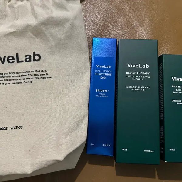 [BUNJANG] VAVLAP Hair Loss Care 3-Piece Set + Pouch / [새상품] 바이브랩 탈모관리 3종세트+파우치