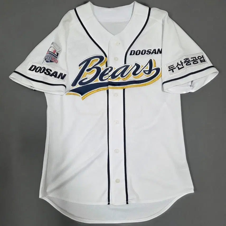[BUNJANG] Doosan Bears Wi-pen Home Embroidered Jersey (Jang Won-jun No. 28) / 두산베어스 위팬 홈 자수 유니폼 (장원준 No.28