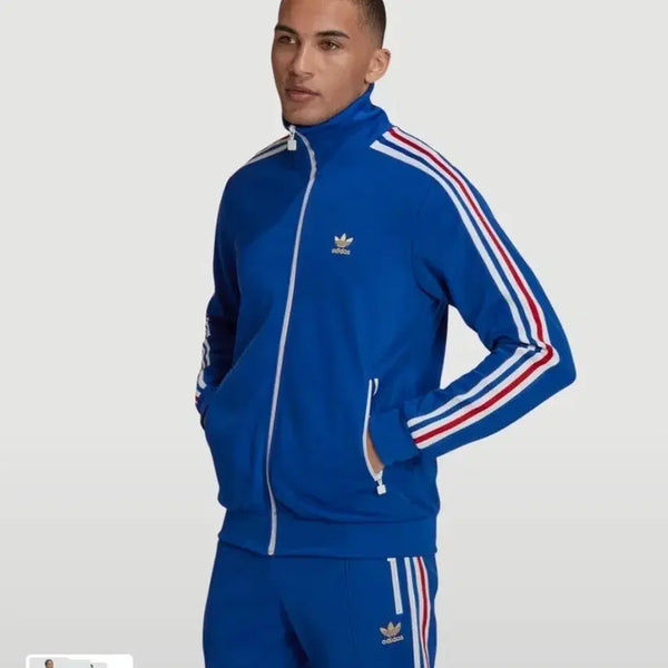 [BUNJANG] Adidas Beckenbauer Track Top Blue S / 아디다스 베켄바우어 삼선 트랙탑 블루S