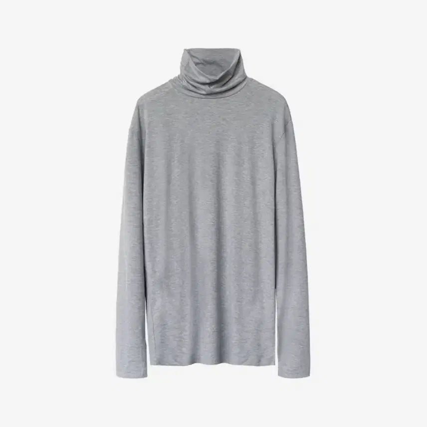 [BUNJANG] Polierter Turtleneck Long Sleeve T-Shirt Gray Size 4 / 폴리테루 터틀넥 그레이 4size
