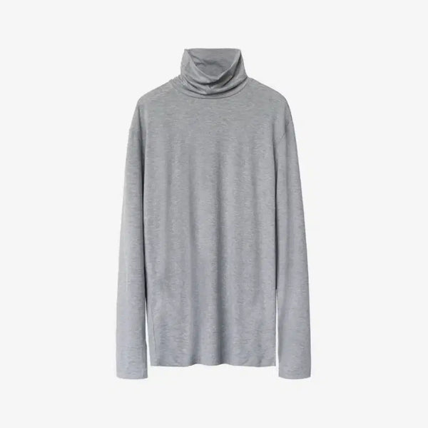 [BUNJANG] Polierter Turtleneck Long Sleeve T-Shirt Gray Size 4 / 폴리테루 터틀넥 그레이 4size